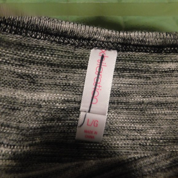 super-long space-dyed maxi side slit pullover L - Picture 4 of 4